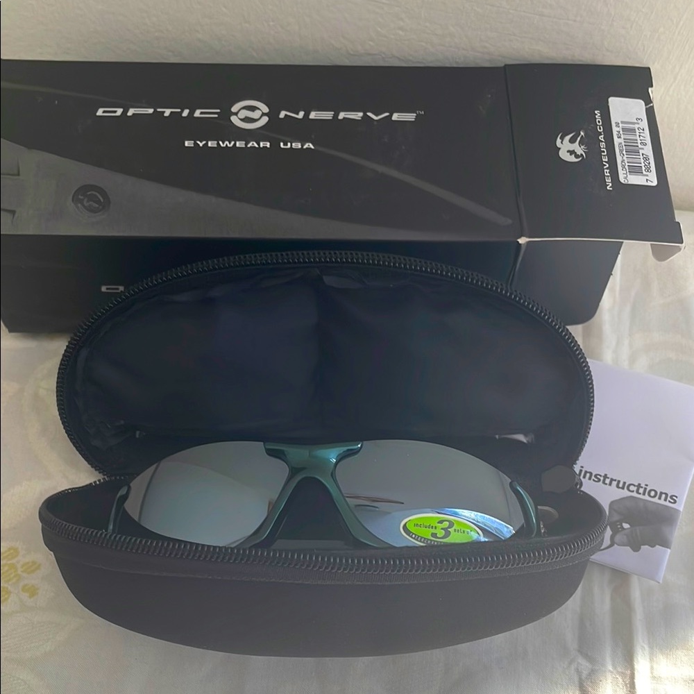 Optic Nerve Sunglasses with Case